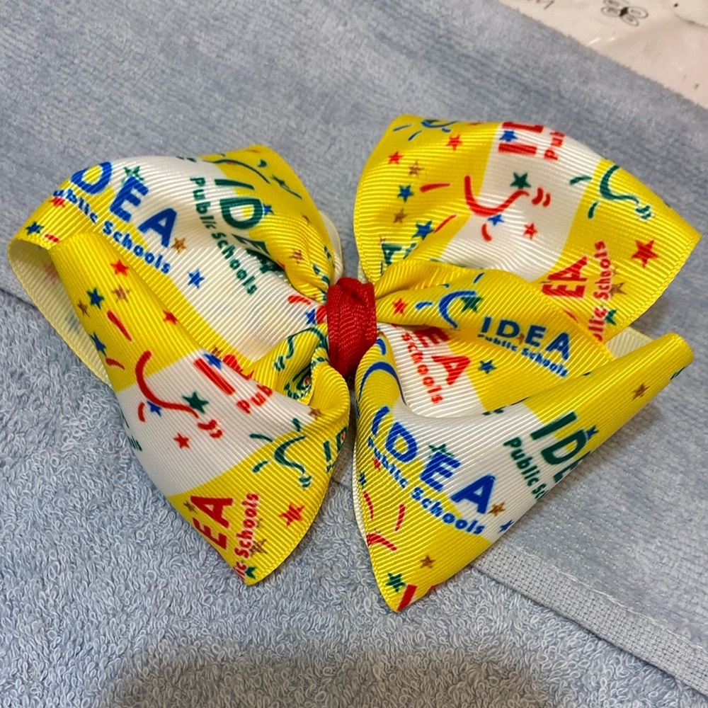 Colorful IDEA Public Schools Hair Bow